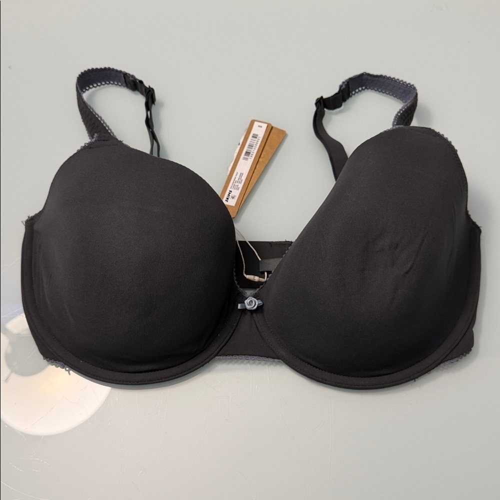 NWT Fits Everybody Picot T-Shirt Demi Bra